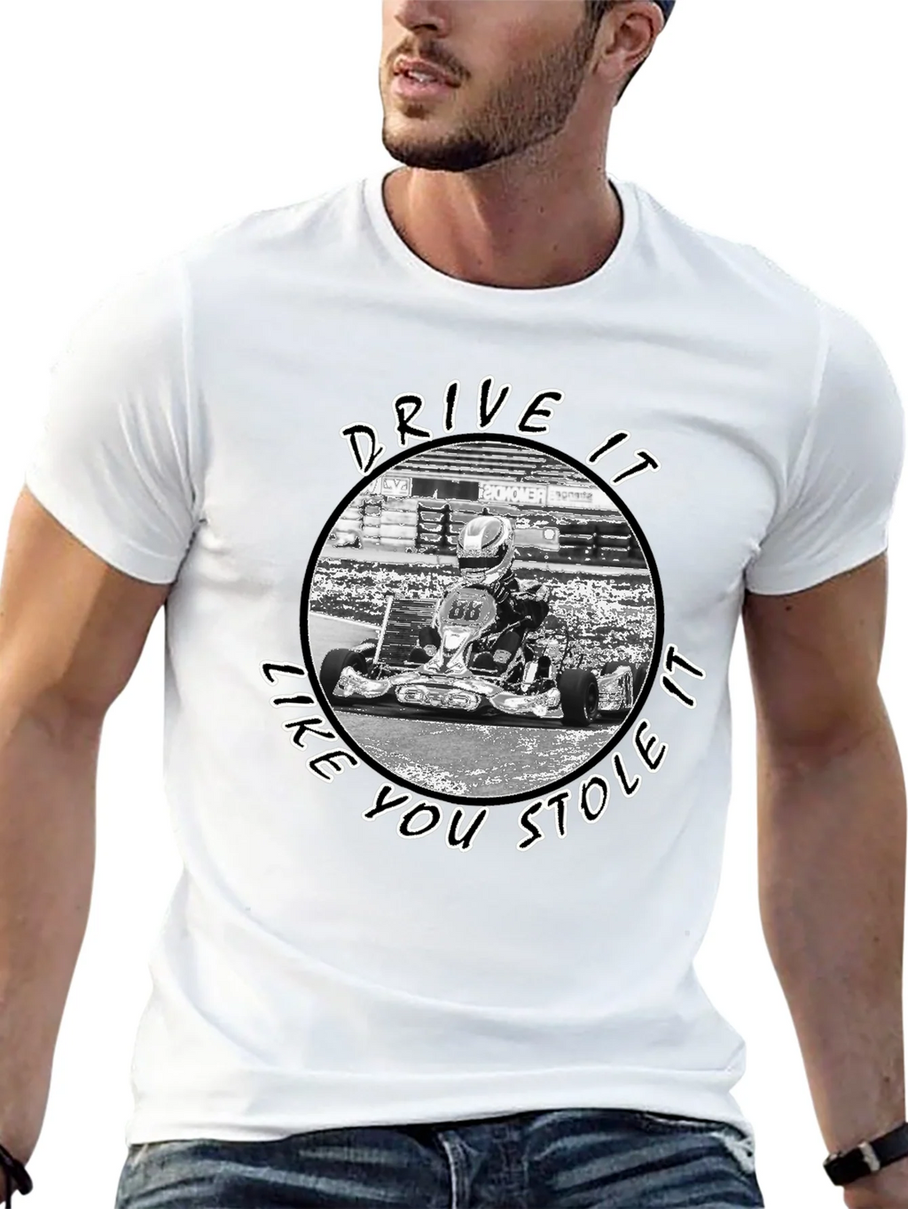 Drive It Like You Stole It Kart Racing T-Shirt product image 12