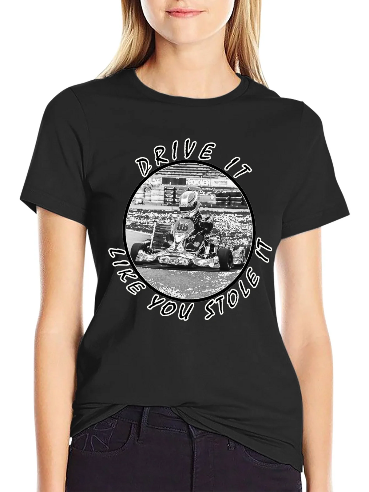 Drive It Like You Stole It Kart Racing T-Shirt product image 2