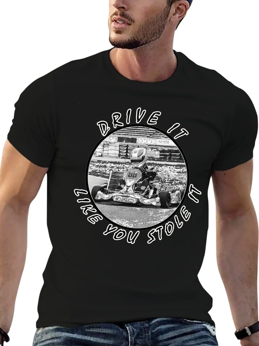 Drive It Like You Stole It Kart Racing T-Shirt product image 6