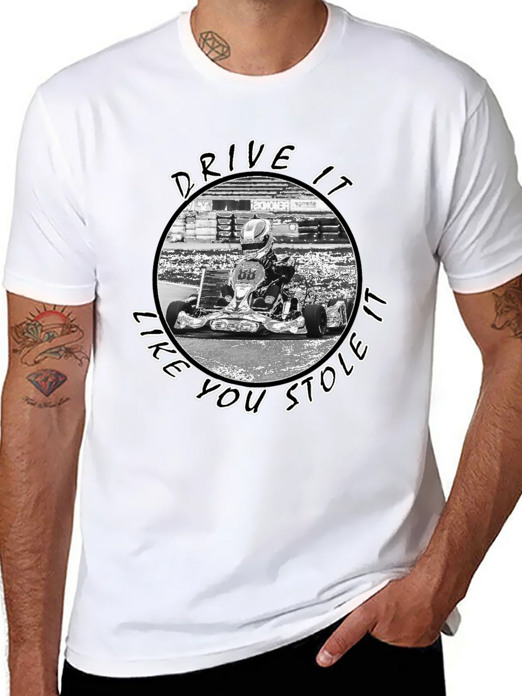 Drive It Like You Stole It Kart Racing T-Shirt product image 7