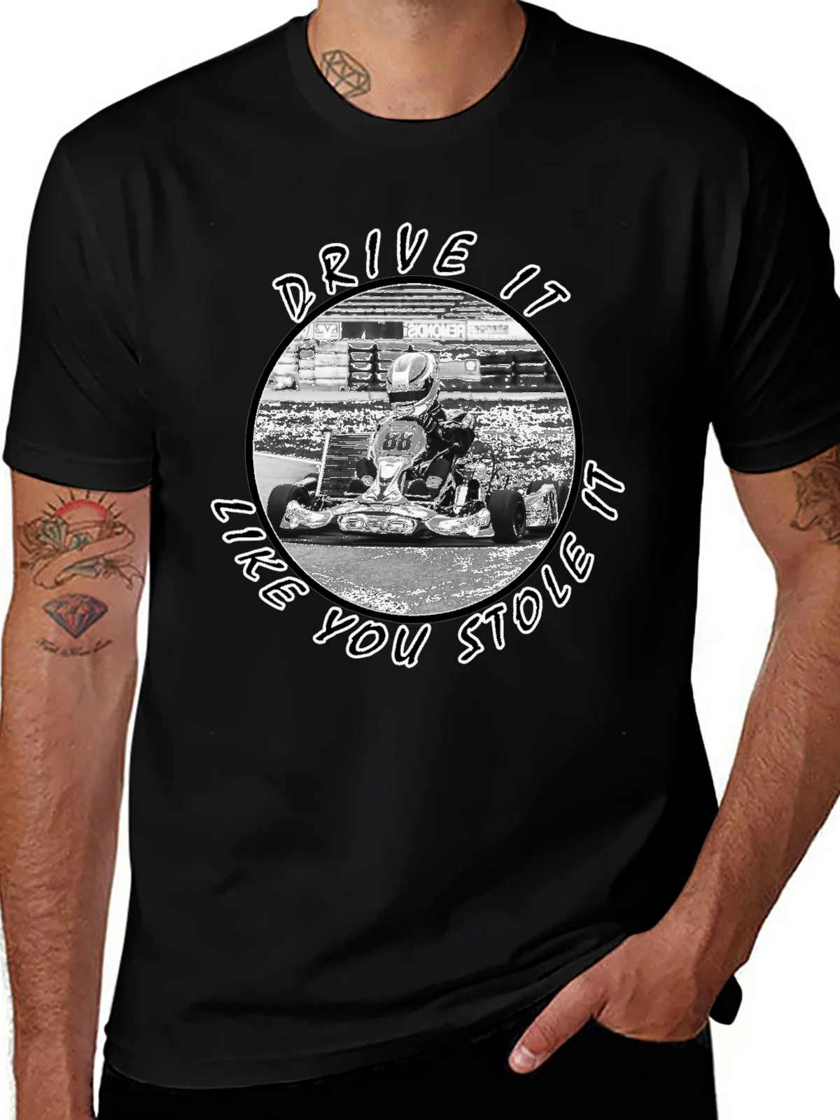 Drive It Like You Stole It Kart Racing T-Shirt product image 1