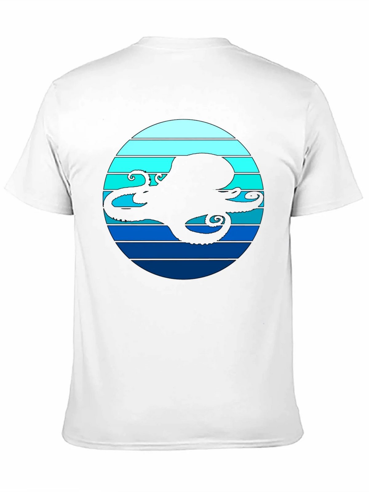 Octopus Silhouette T-Shirt - Nautical Style product image 10