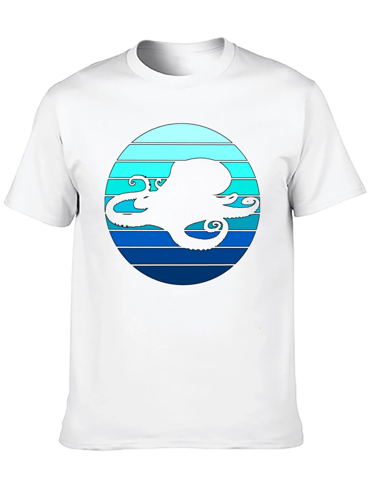 Octopus Silhouette T-Shirt - Nautical Style product image 9
