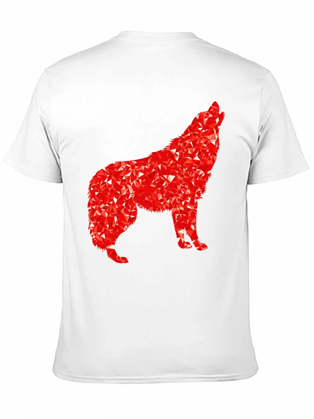 Geometric Wolf Graphic Tee - Black product image 10