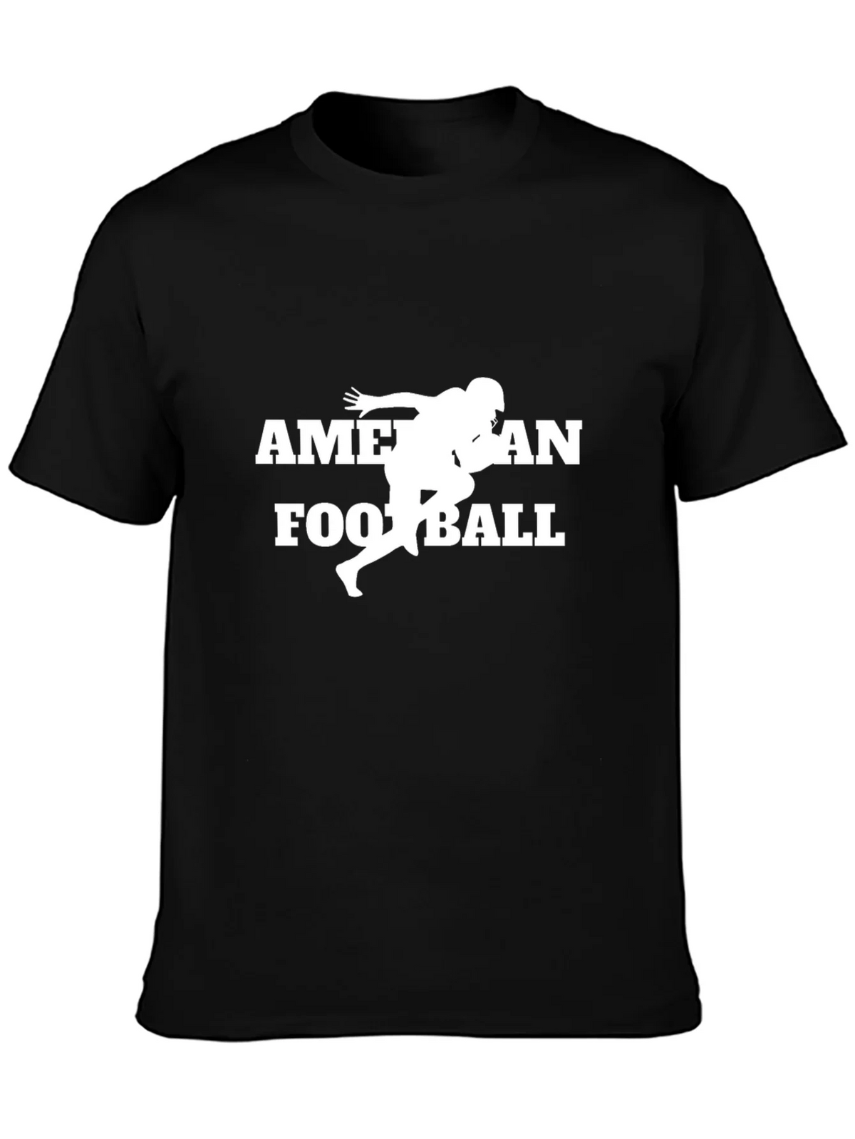 American Football Graphic T-Shirt - Black product image 2