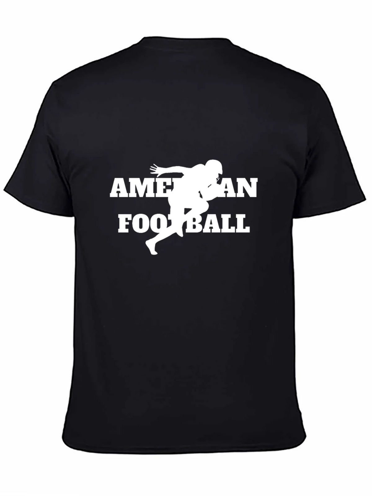 American Football Graphic T-Shirt - Black product image 3