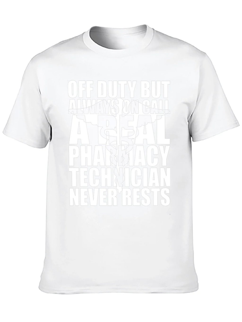 Pharmacy Tech Always On Call Black T-Shirt product image 5