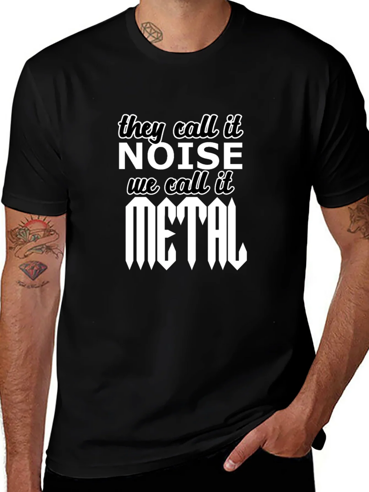 They Call It Noise We It Metal T-Shirt product image 1