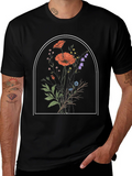 Floral Arch Graphic Tee - Stylish Comfort product image 1