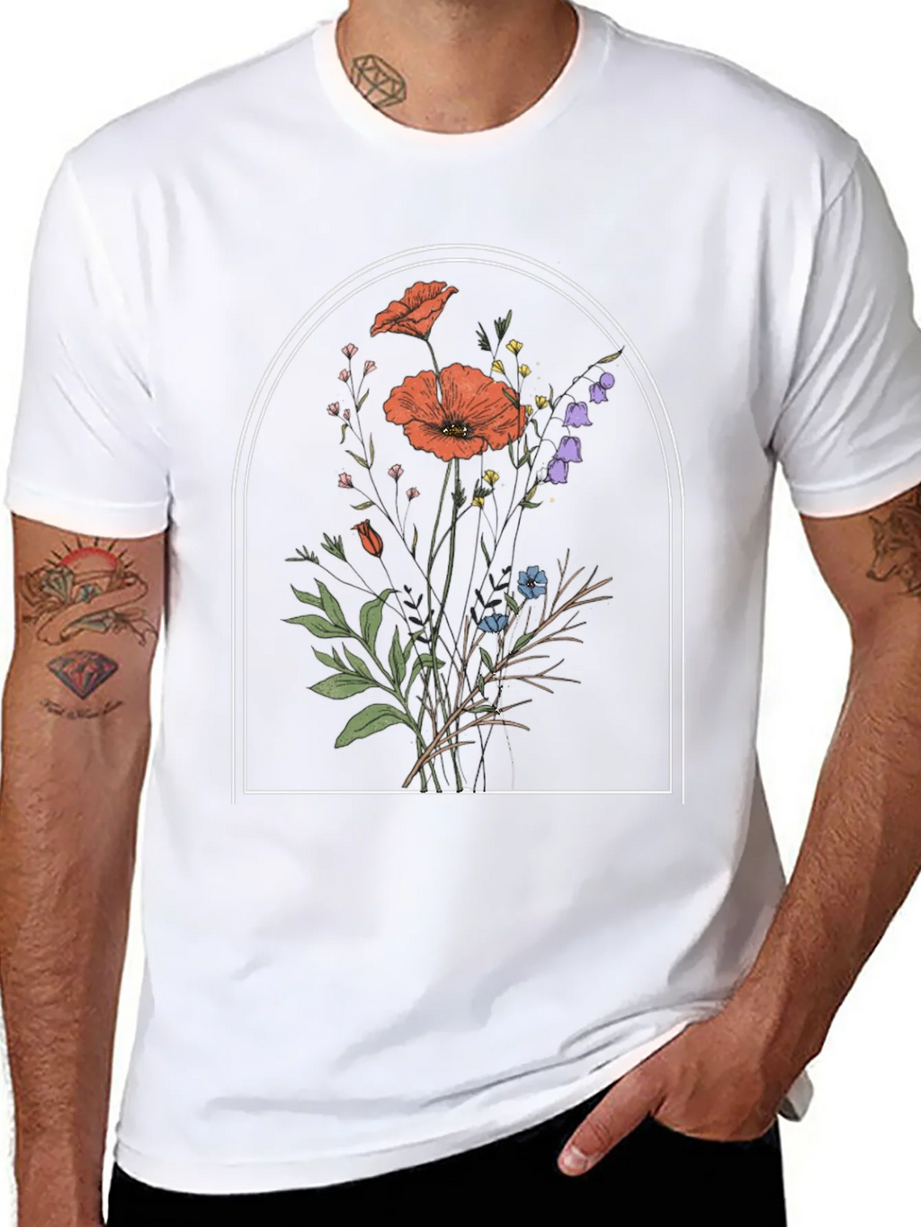 Floral Arch Graphic Tee - Stylish Comfort product image 6