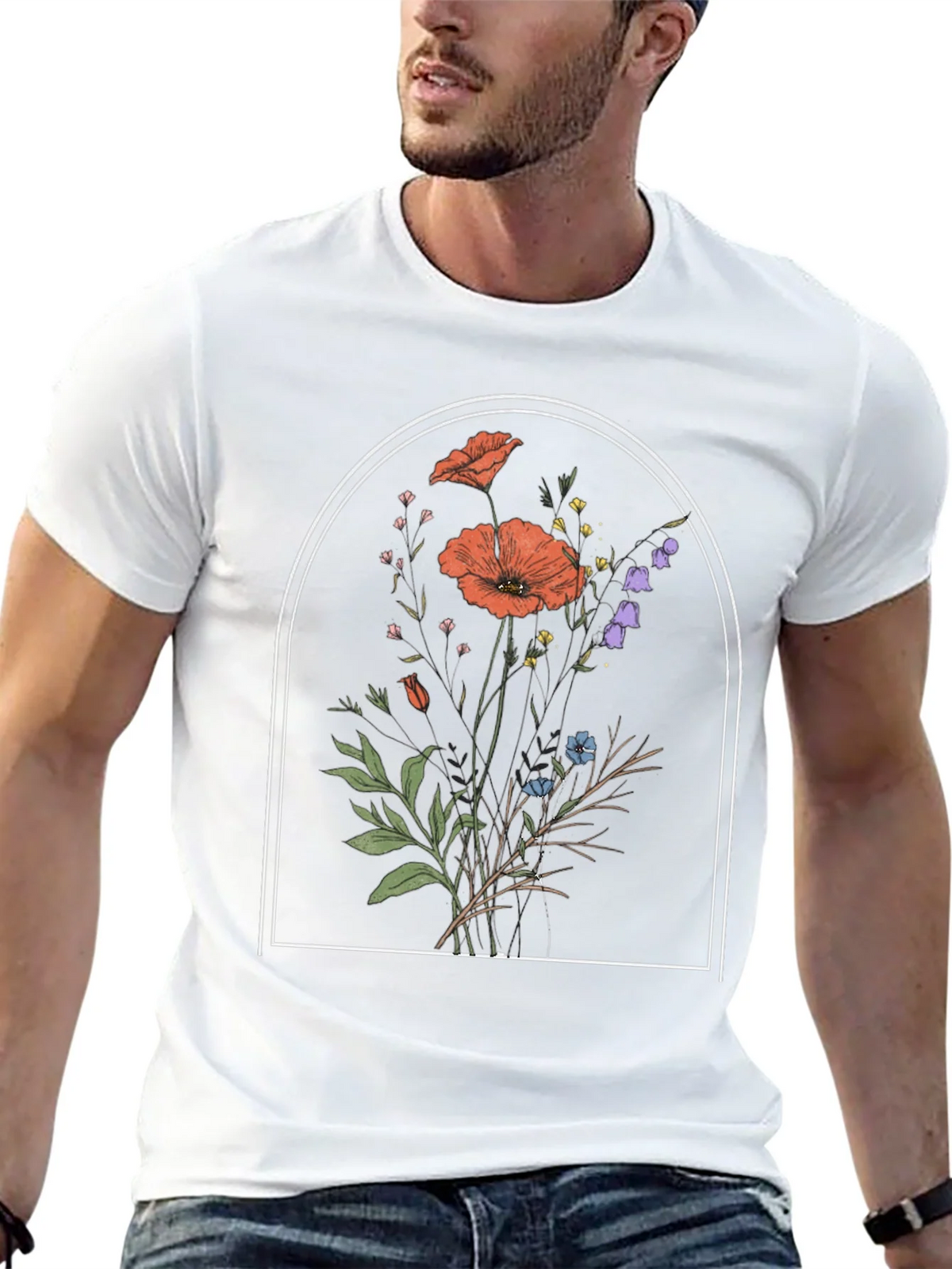 Floral Arch Graphic Tee - Stylish Comfort product image 11