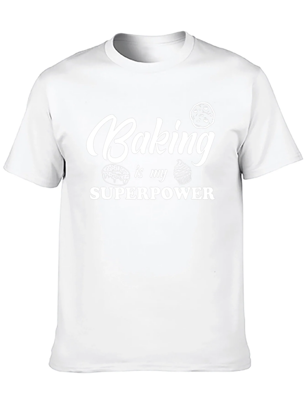 Baking is My Superpower T-Shirt - Black Graphic Tee product image 1