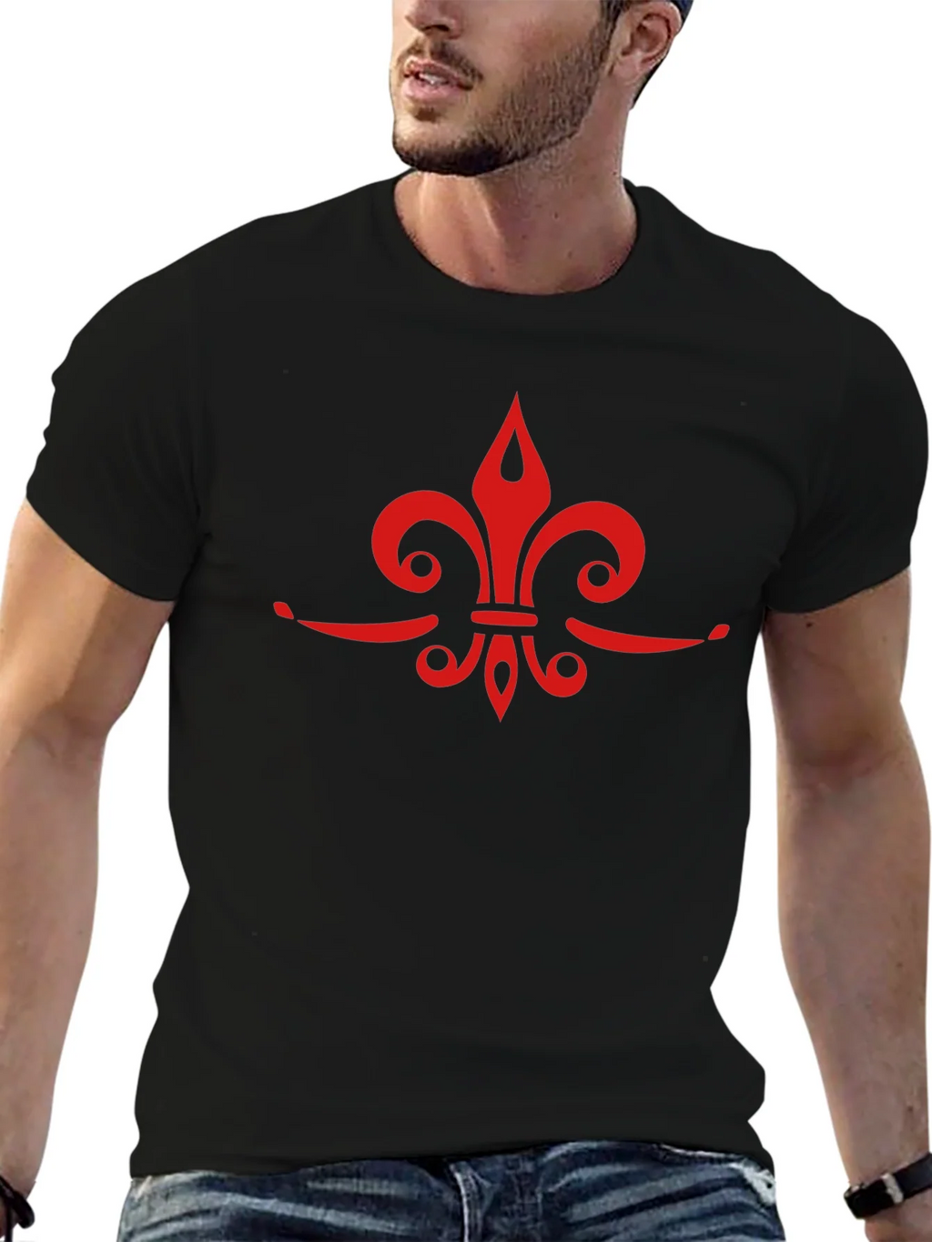 Fleur-de-Lis Graphic Tee - Casual Comfort product image 6