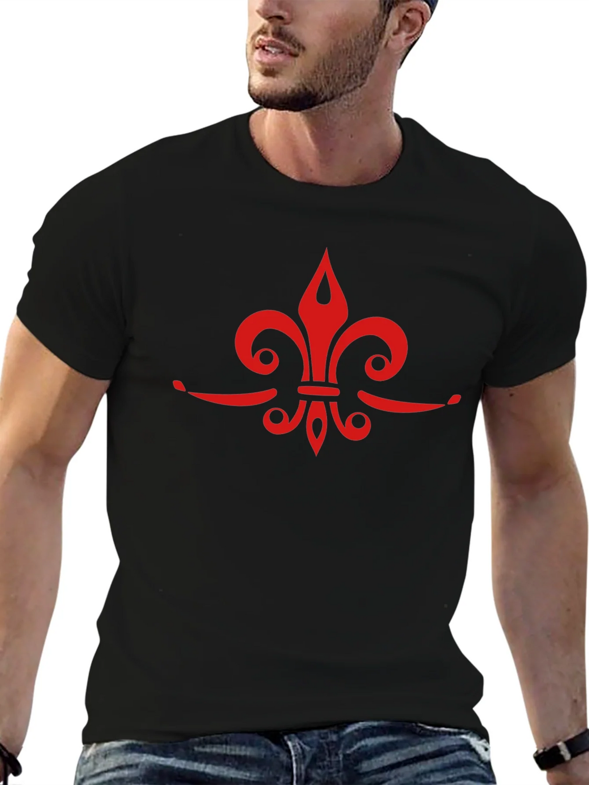 Fleur-de-Lis Graphic Tee - Casual Comfort product image 6
