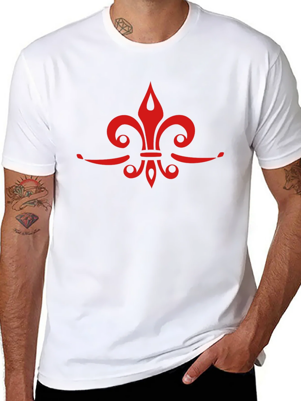Fleur-de-Lis Graphic Tee - Casual Comfort product image 7