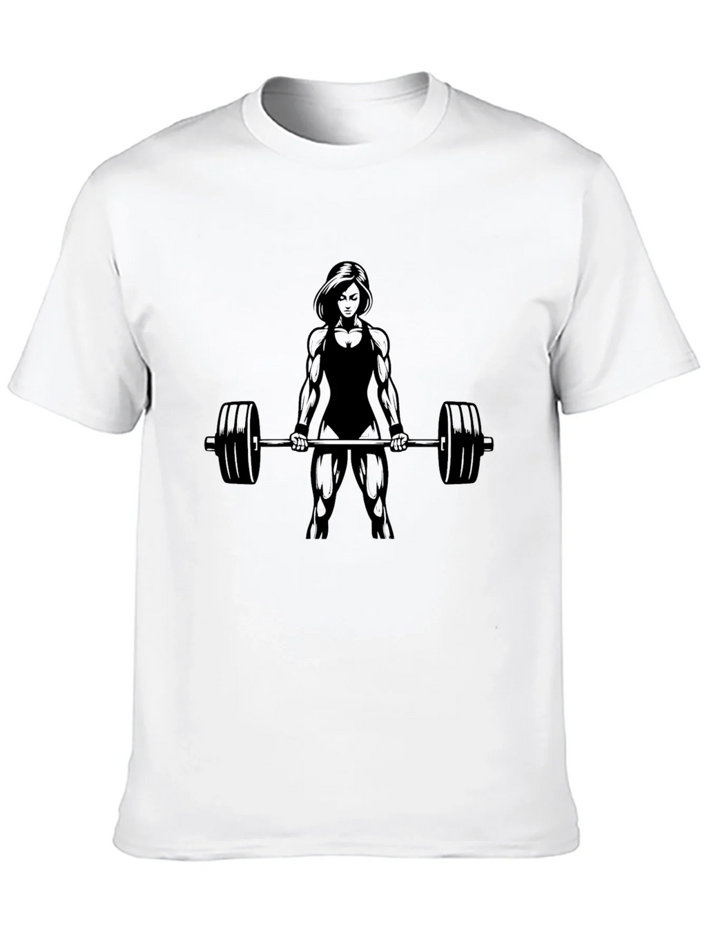 Weightlifting Womans Black T-Shirt product image 8