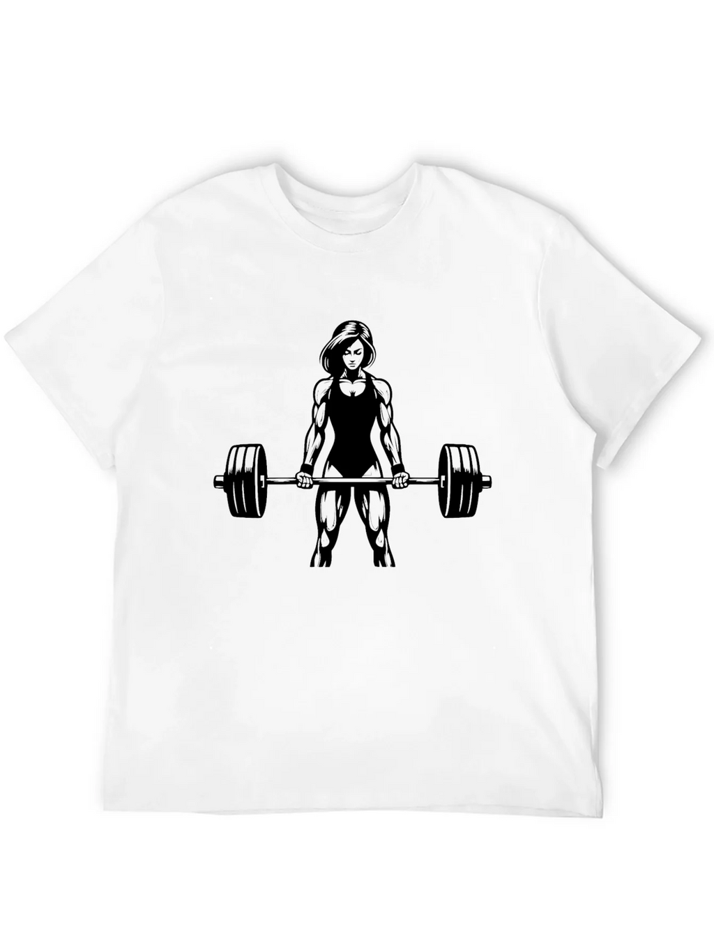 Weightlifting Womans Black T-Shirt product image 10