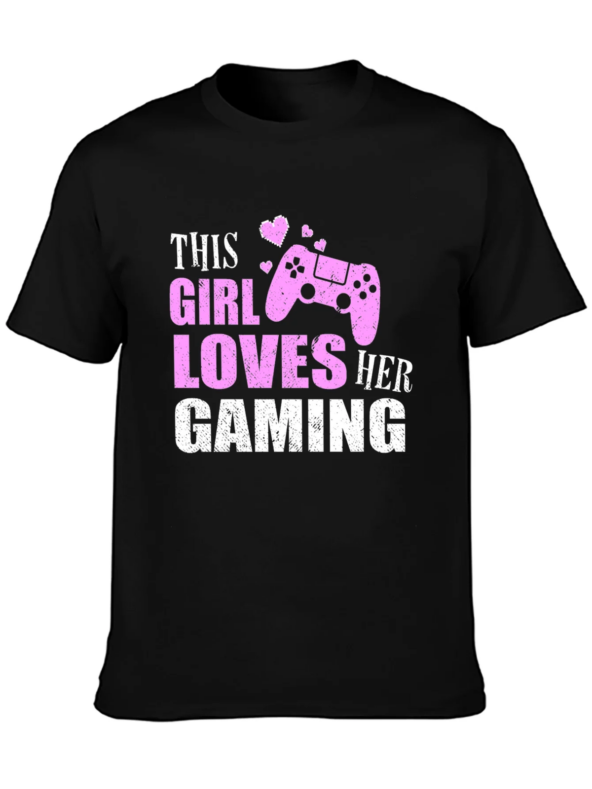 Gaming Girl T-Shirt - Black product image 3