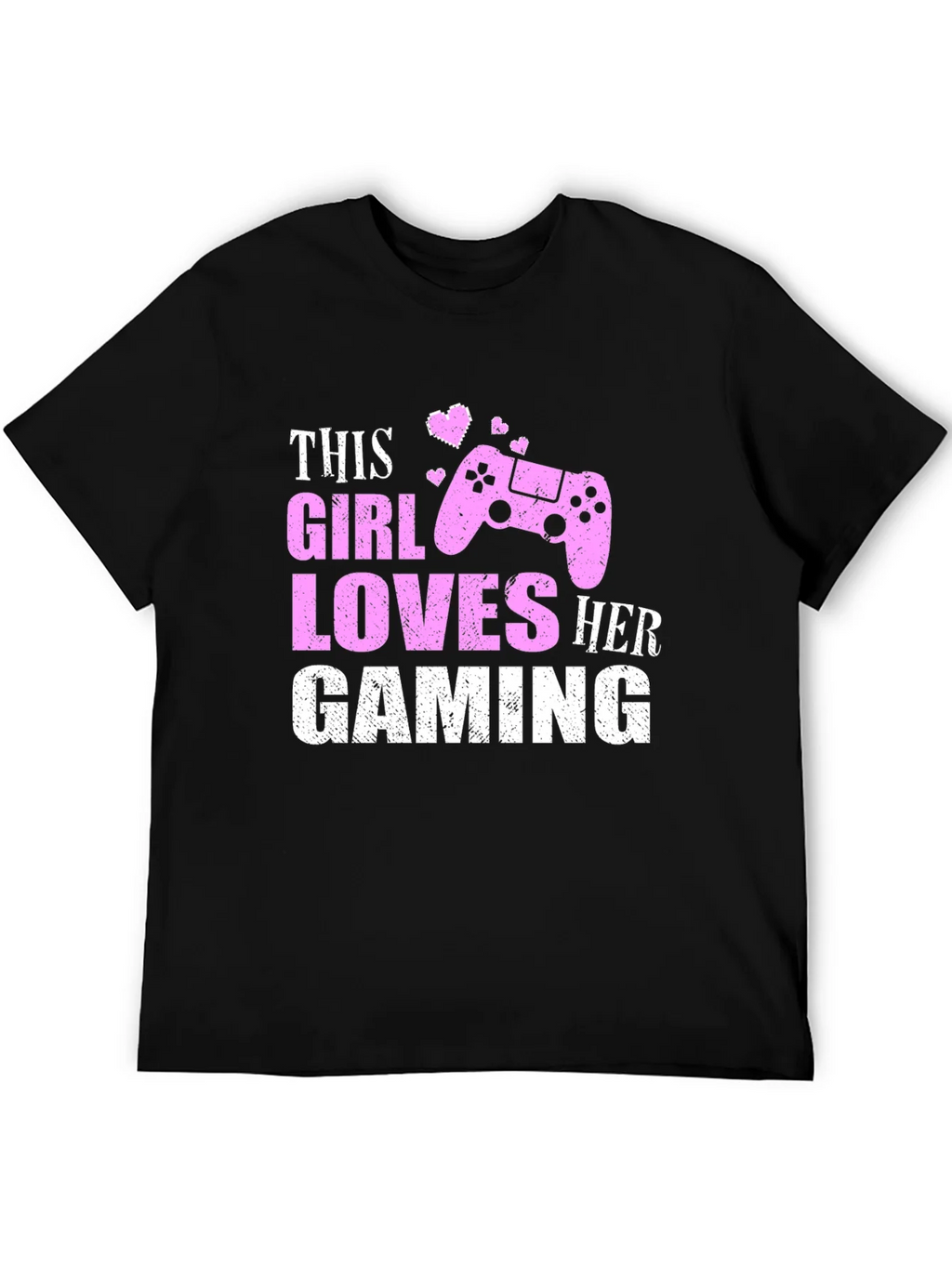 Gaming Girl T-Shirt - Black product image 5
