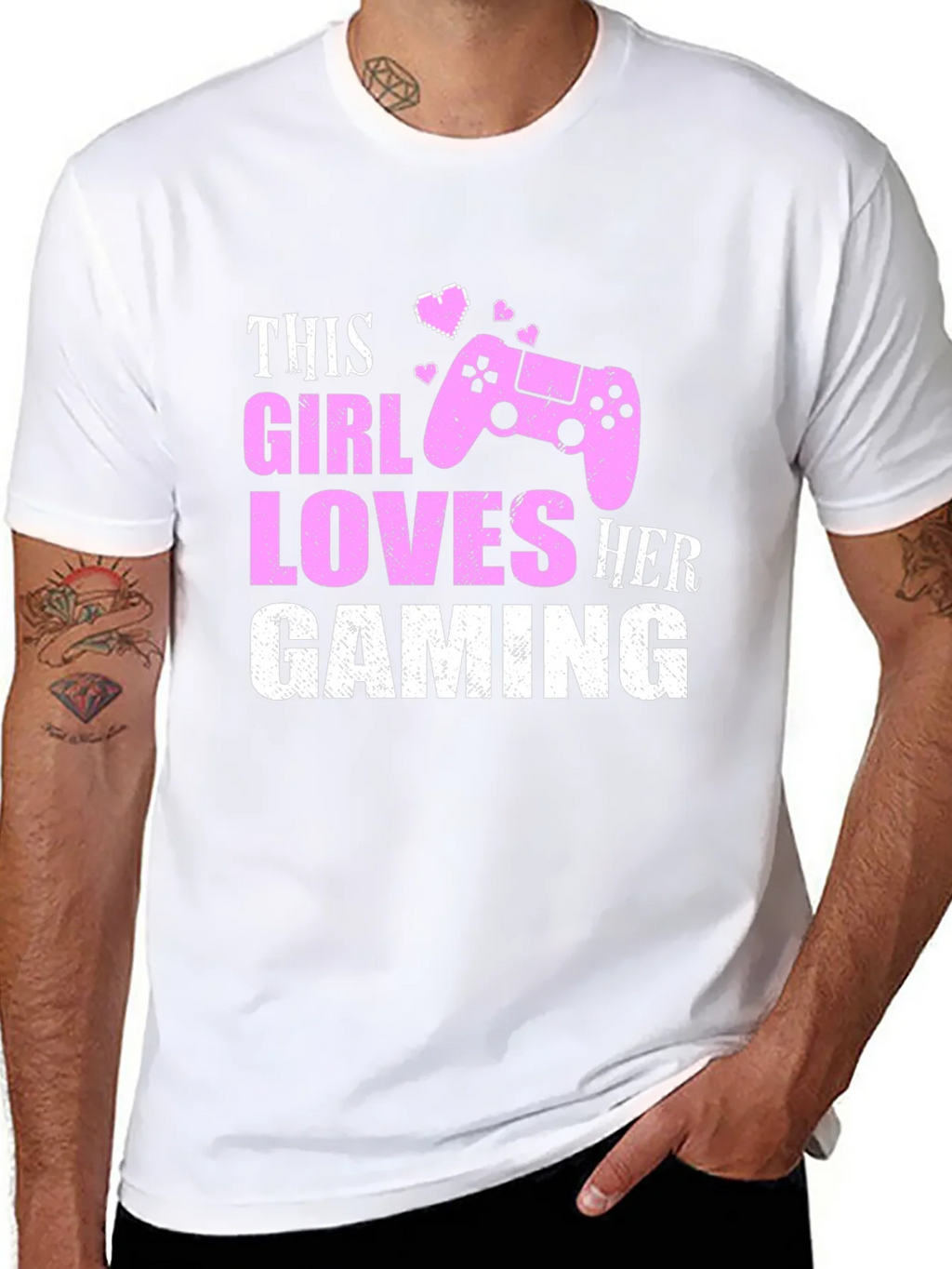 Gaming Girl T-Shirt - Black product image 7