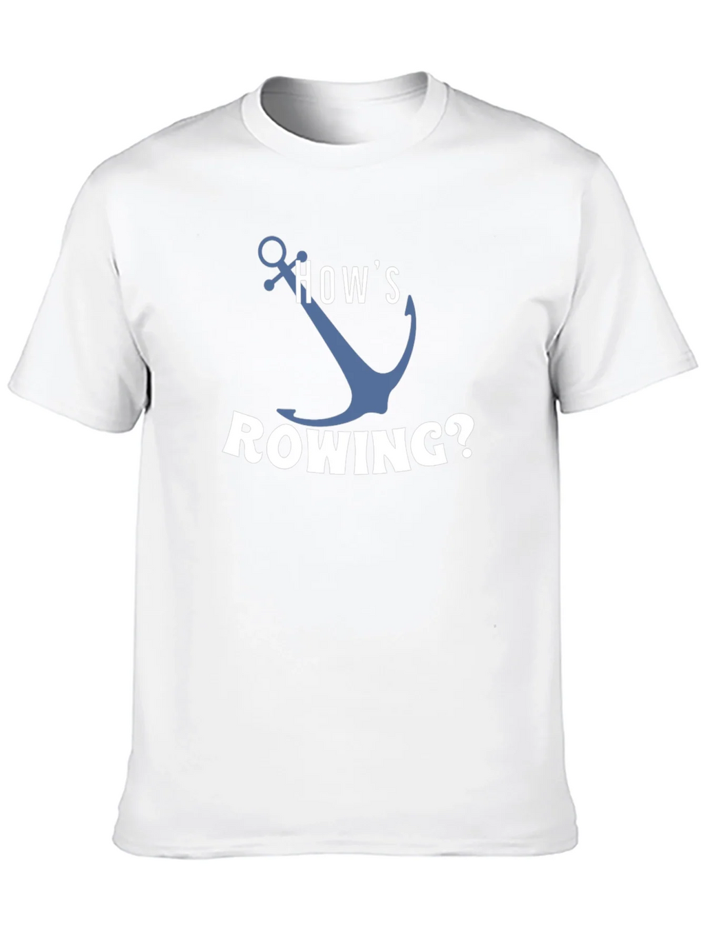 Hows Rowing? Black Graphic T-Shirt product image 9