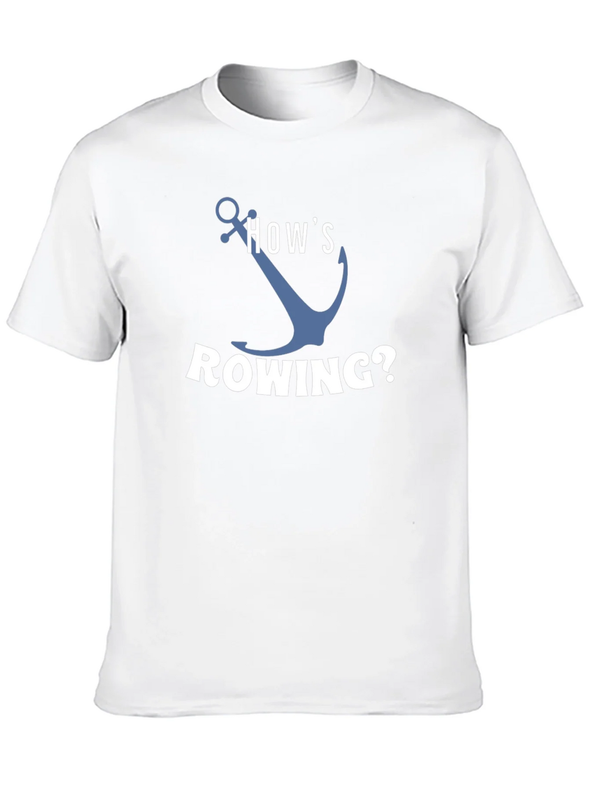 Hows Rowing? Black Graphic T-Shirt product image 9