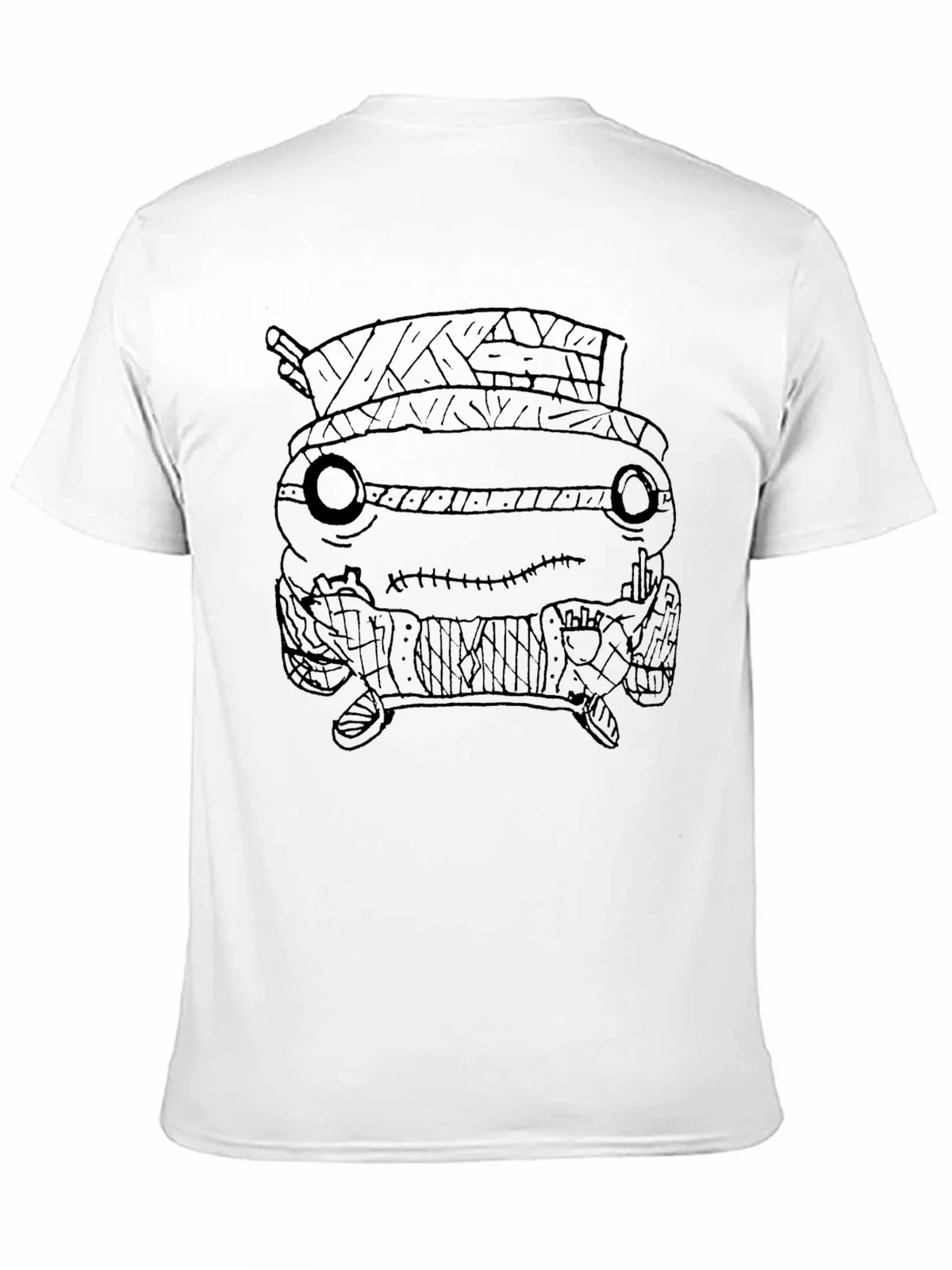 Unique Black T-Shirt with Graphic Print Design product image 9