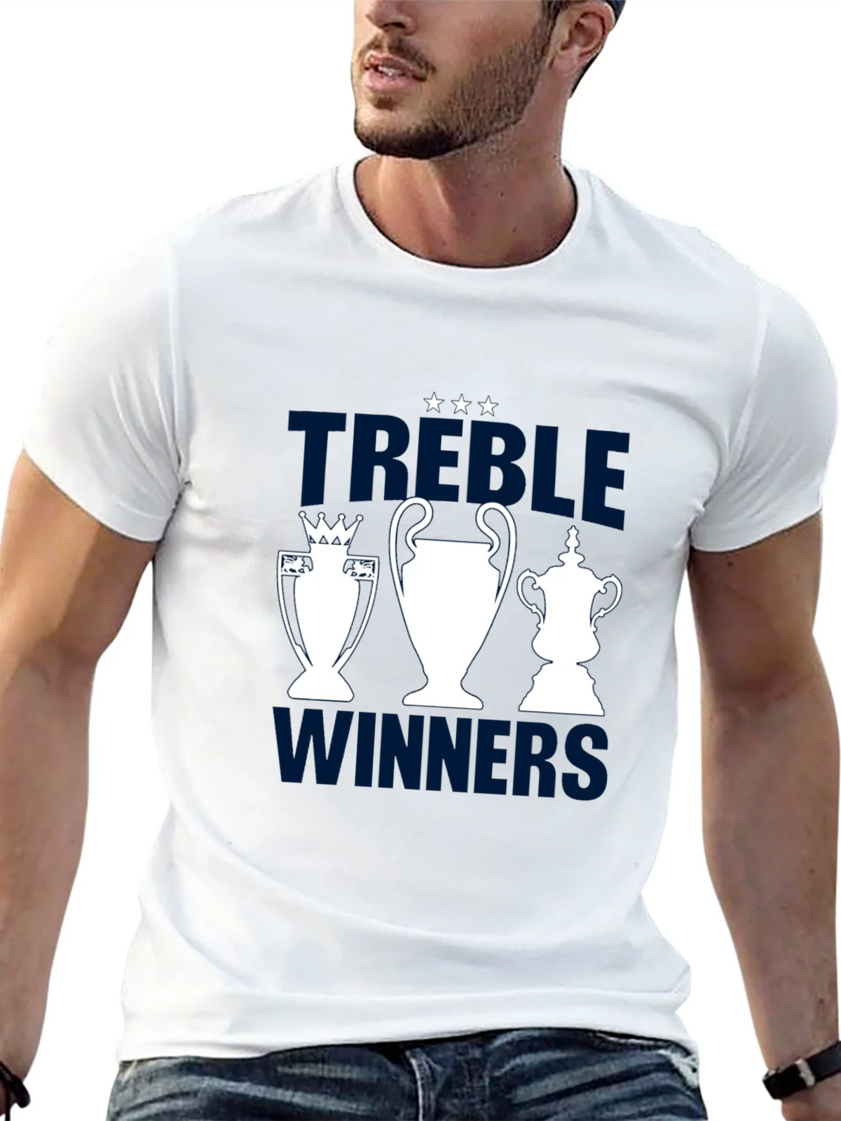 Treble Winners Graphic T-Shirt - Soccer Fan Tee product image 6