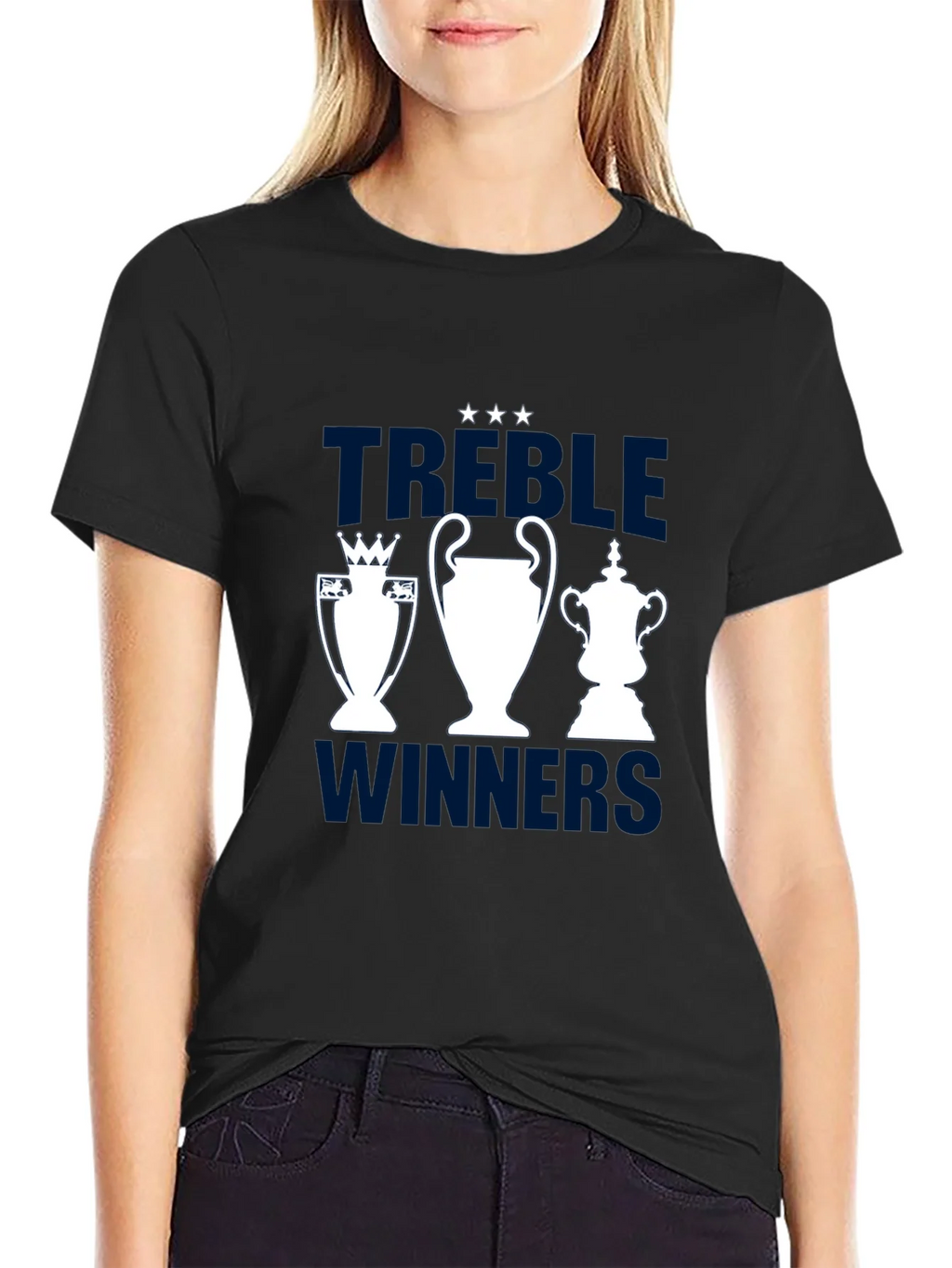 Treble Winners Graphic T-Shirt - Soccer Fan Tee product image 1