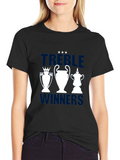Treble Winners Graphic T-Shirt - Soccer Fan Tee product image 1