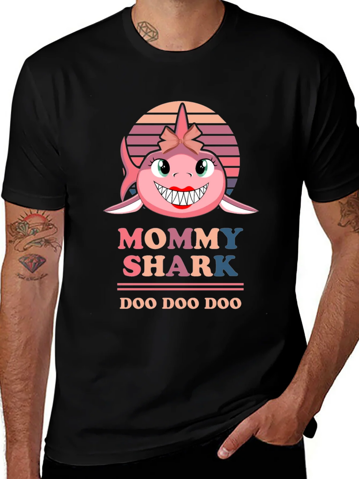 Mommy Shark Doo T-Shirt product image 1