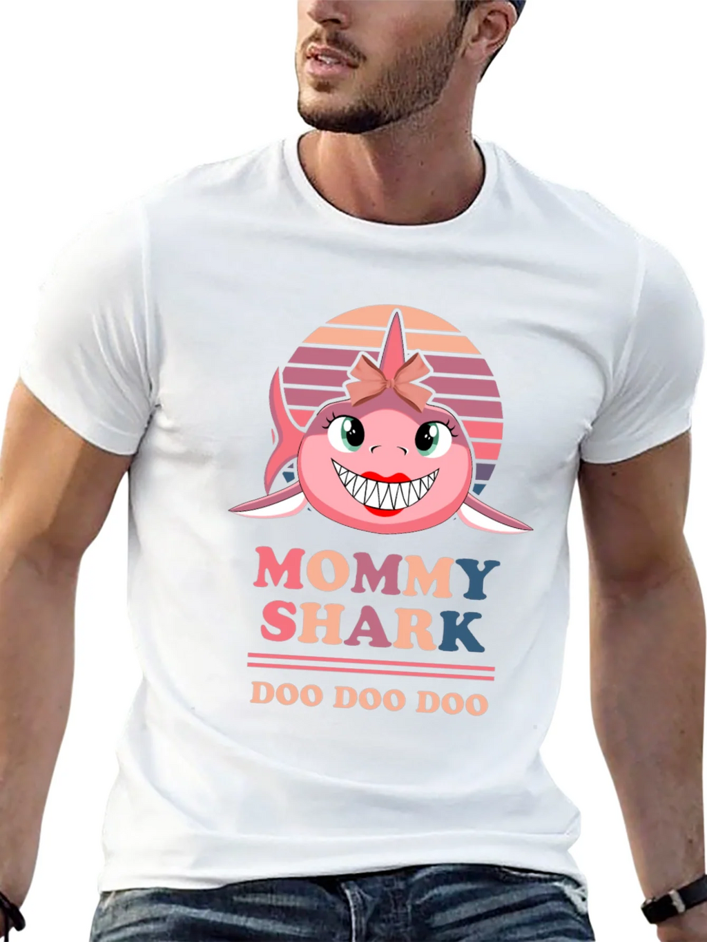 Mommy Shark Doo T-Shirt product image 5