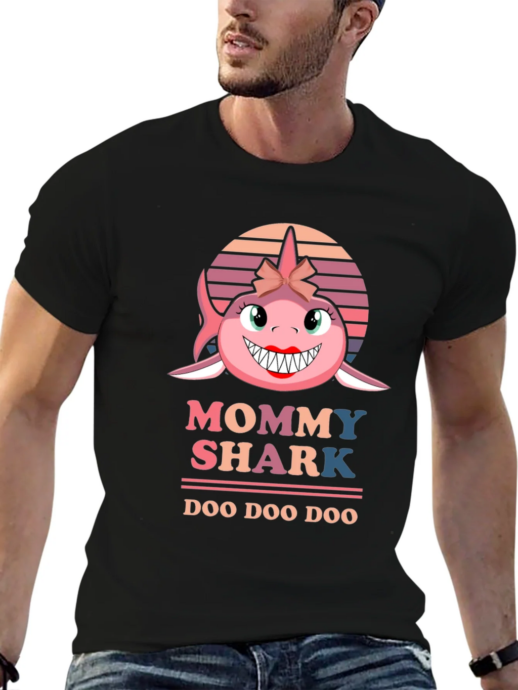 Mommy Shark Doo T-Shirt product image 3