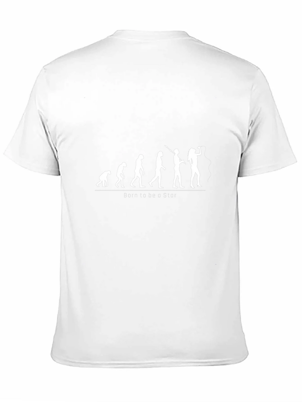 Evolution of a Star Black T-Shirt product image 4