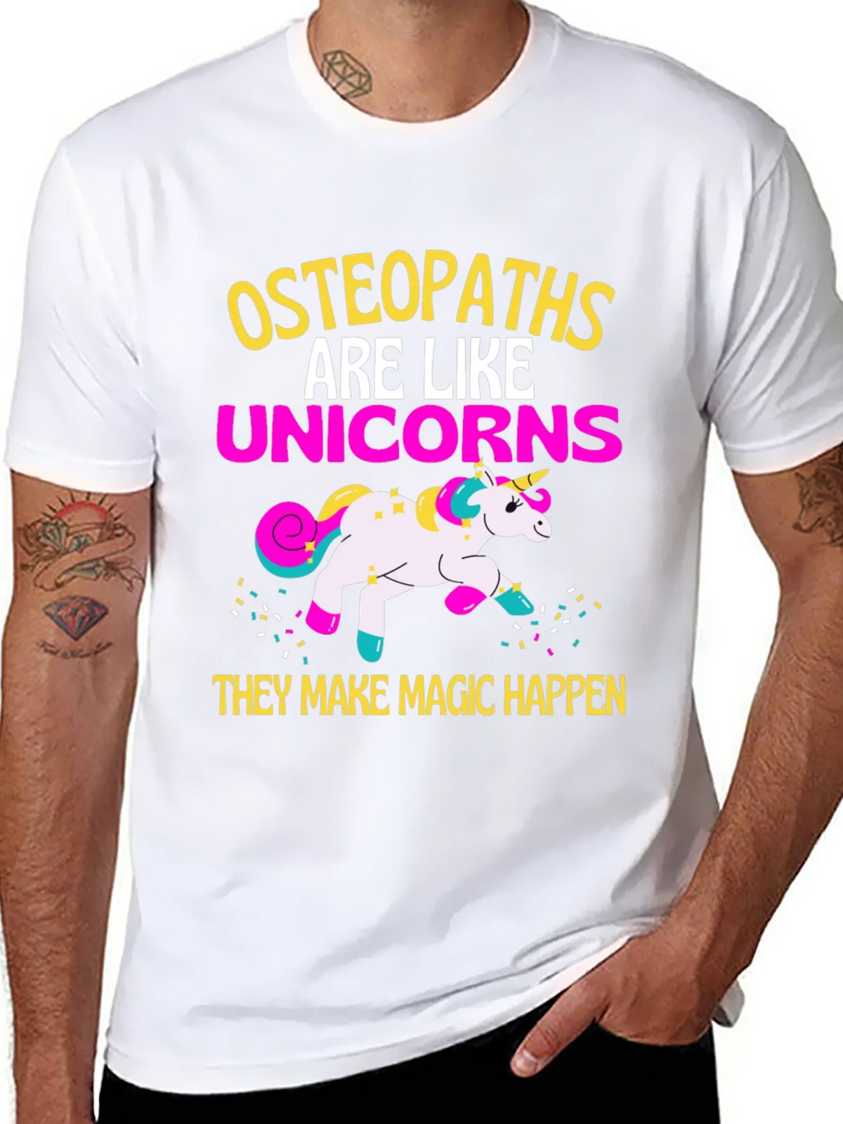 Osteopaths Are Like Unicorns T-Shirt product image 7