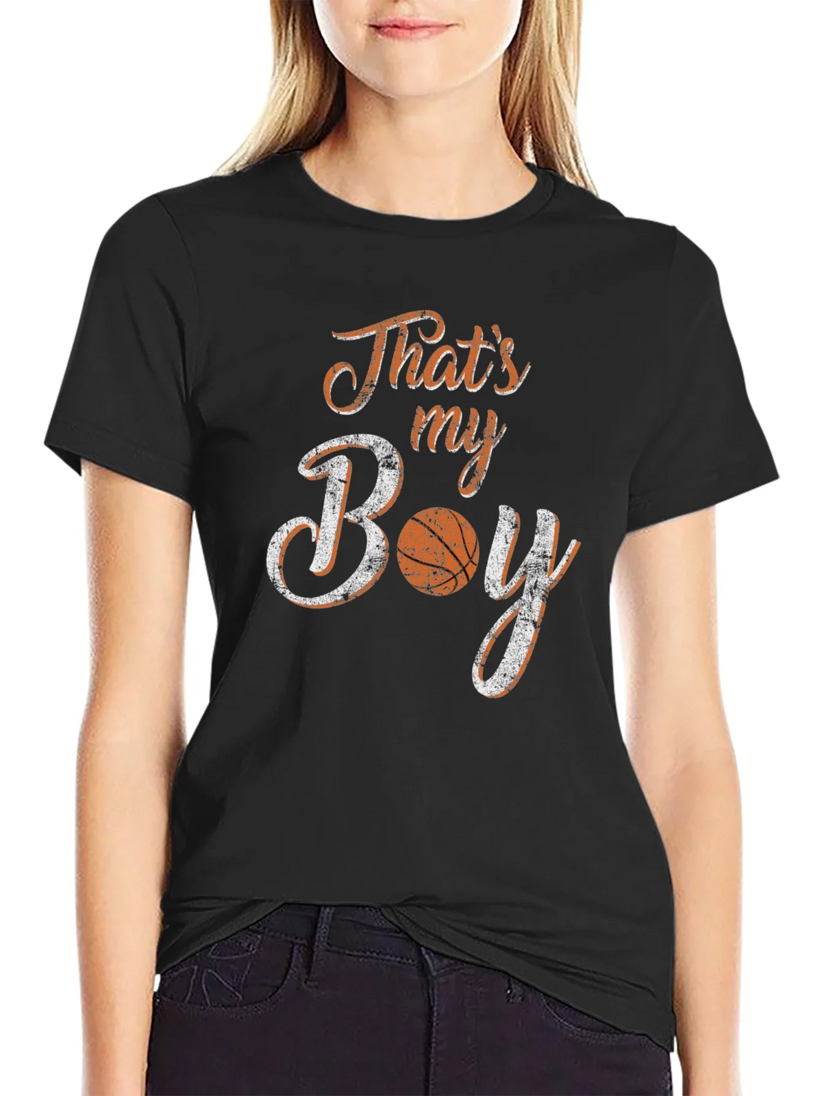Thats My Boy Basketball Graphic Tee product image 2