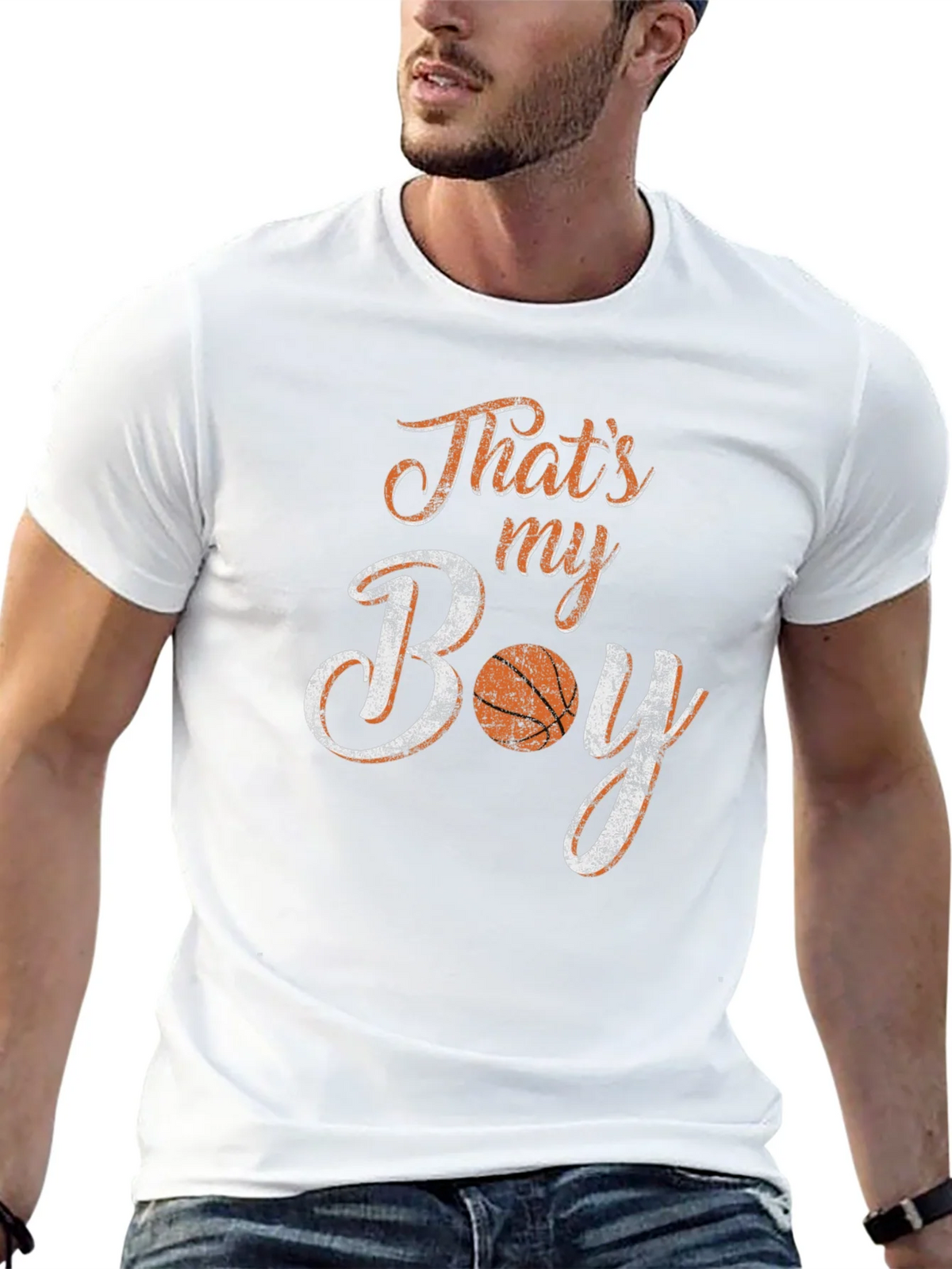 Thats My Boy Basketball Graphic Tee product image 12