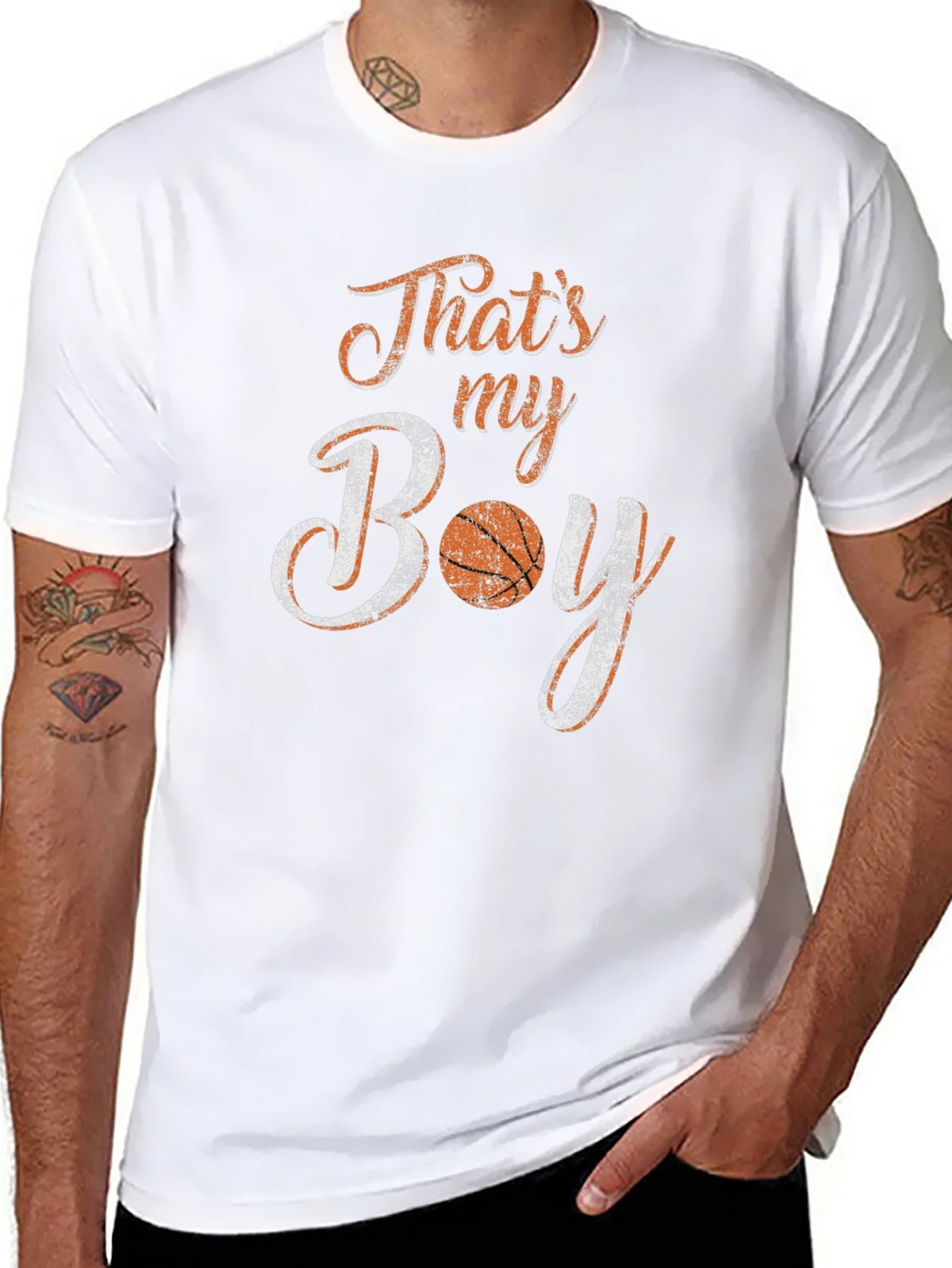 Thats My Boy Basketball Graphic Tee product image 7