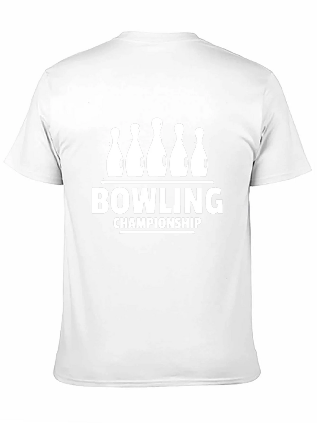 Bowling Championship Black Graphic Tee Shirt product image 10