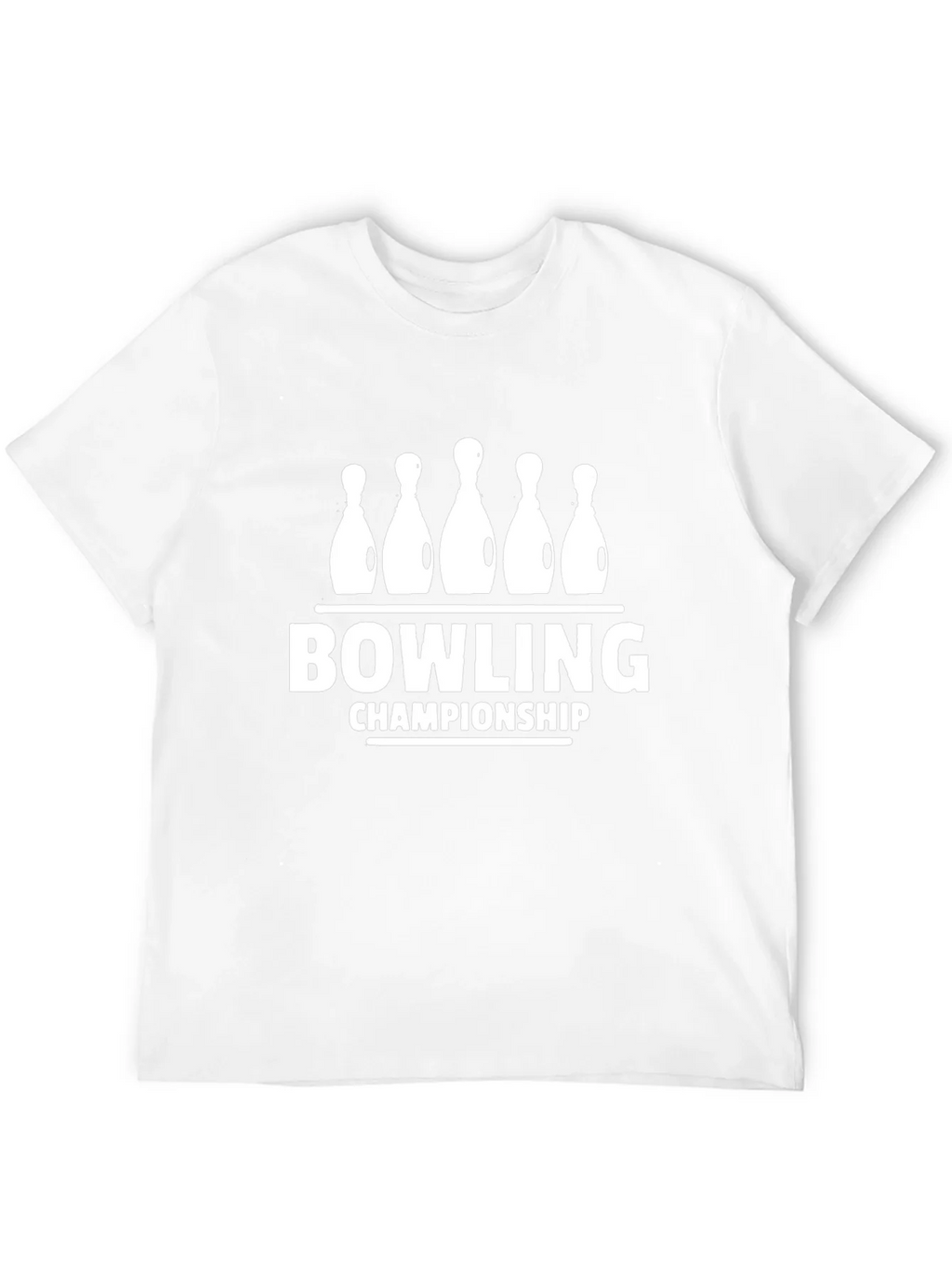Bowling Championship Black Graphic Tee Shirt product image 11