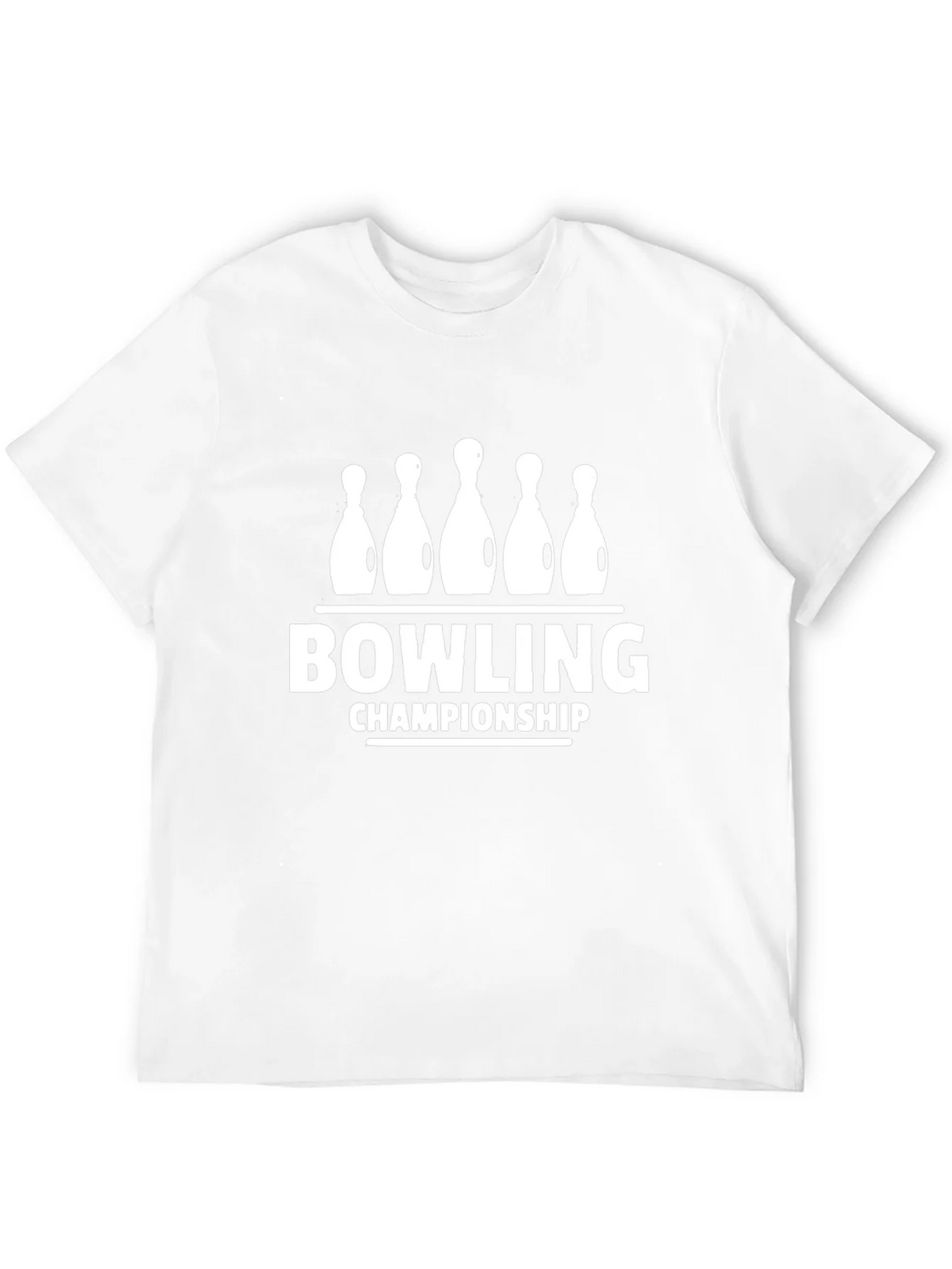 Bowling Championship Black Graphic Tee Shirt product image 11