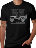 Willys MB Blueprint Graphic Tee product image 1