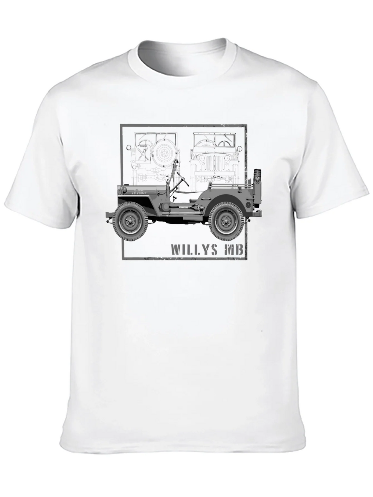 Willys MB Blueprint Graphic Tee product image 8