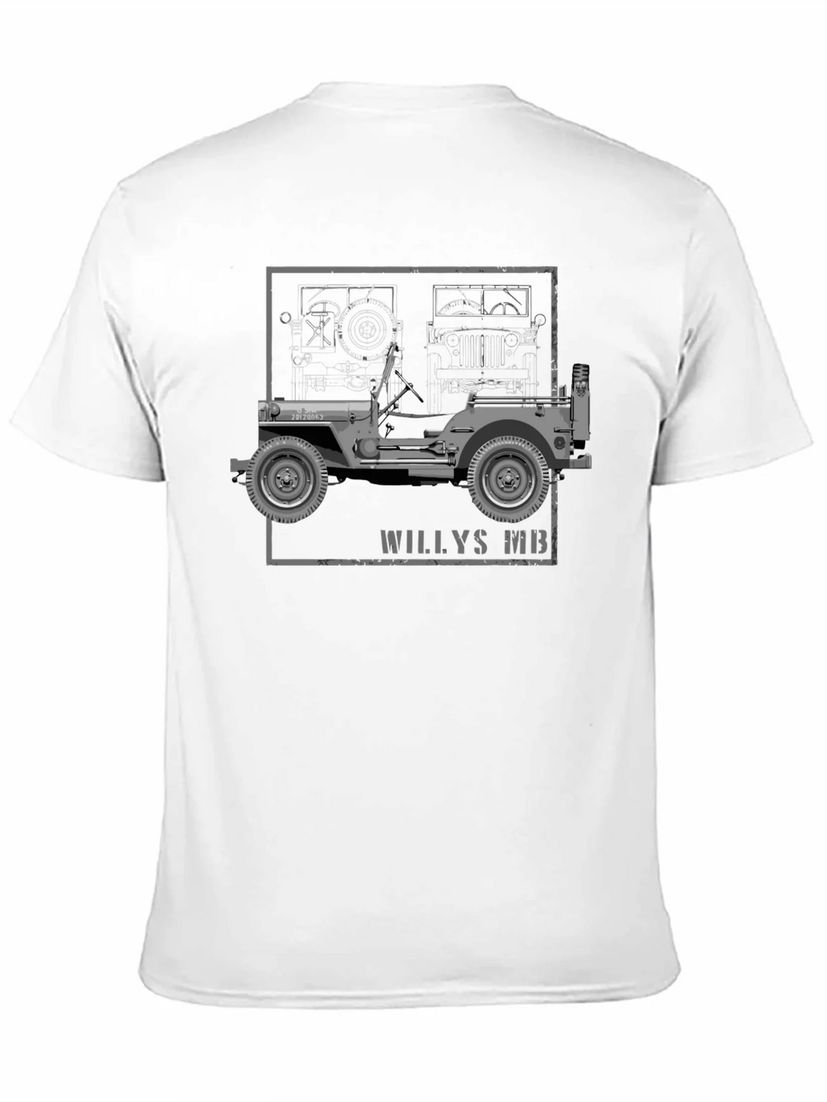 Willys MB Blueprint Graphic Tee product image 9
