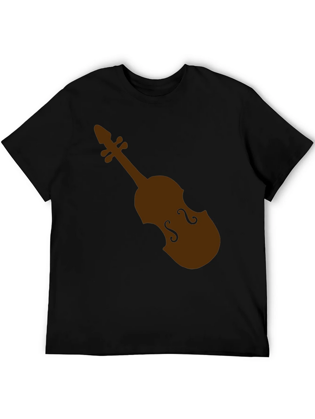 Violin Graphic Black T-Shirt product image 5