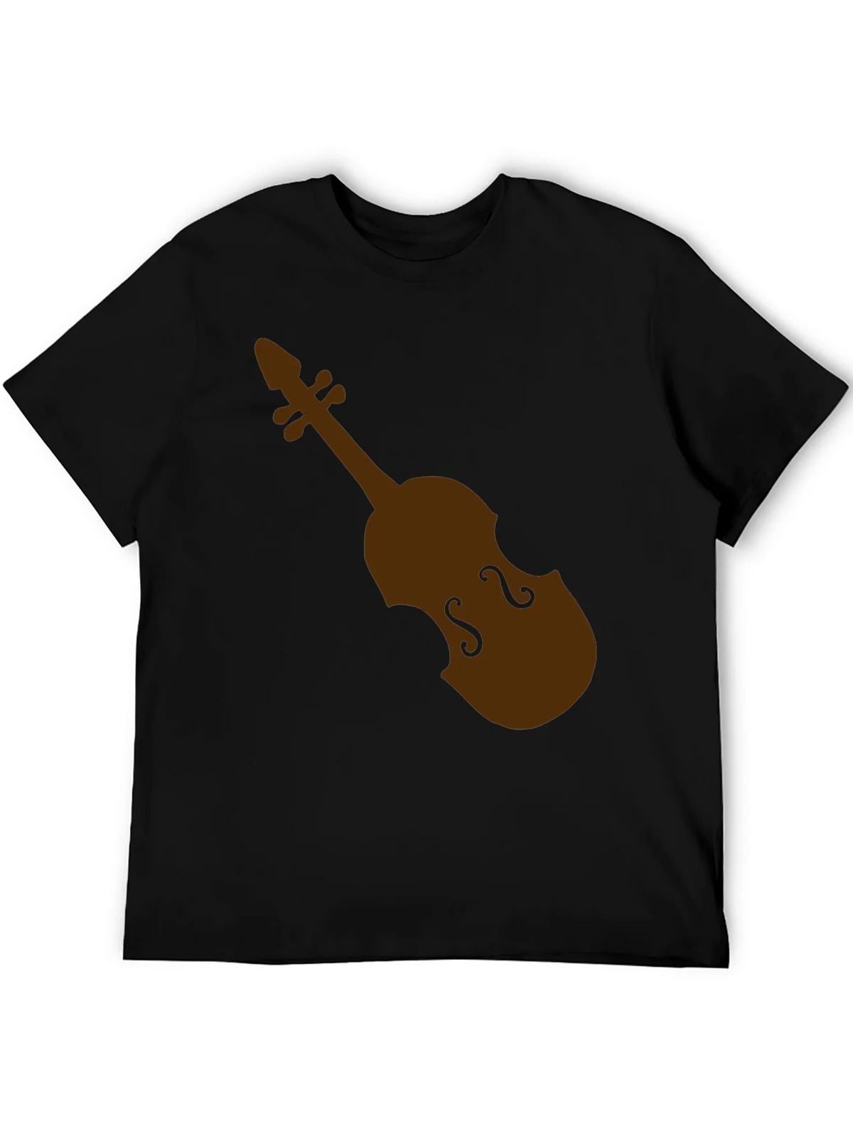 Violin Graphic Black T-Shirt product image 5