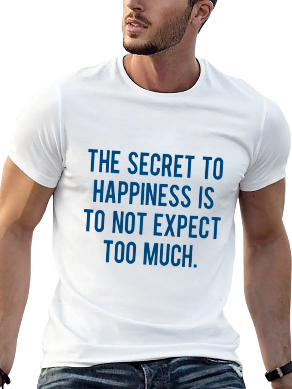 Secret to Happiness Graphic Print Tee - Black product image 10