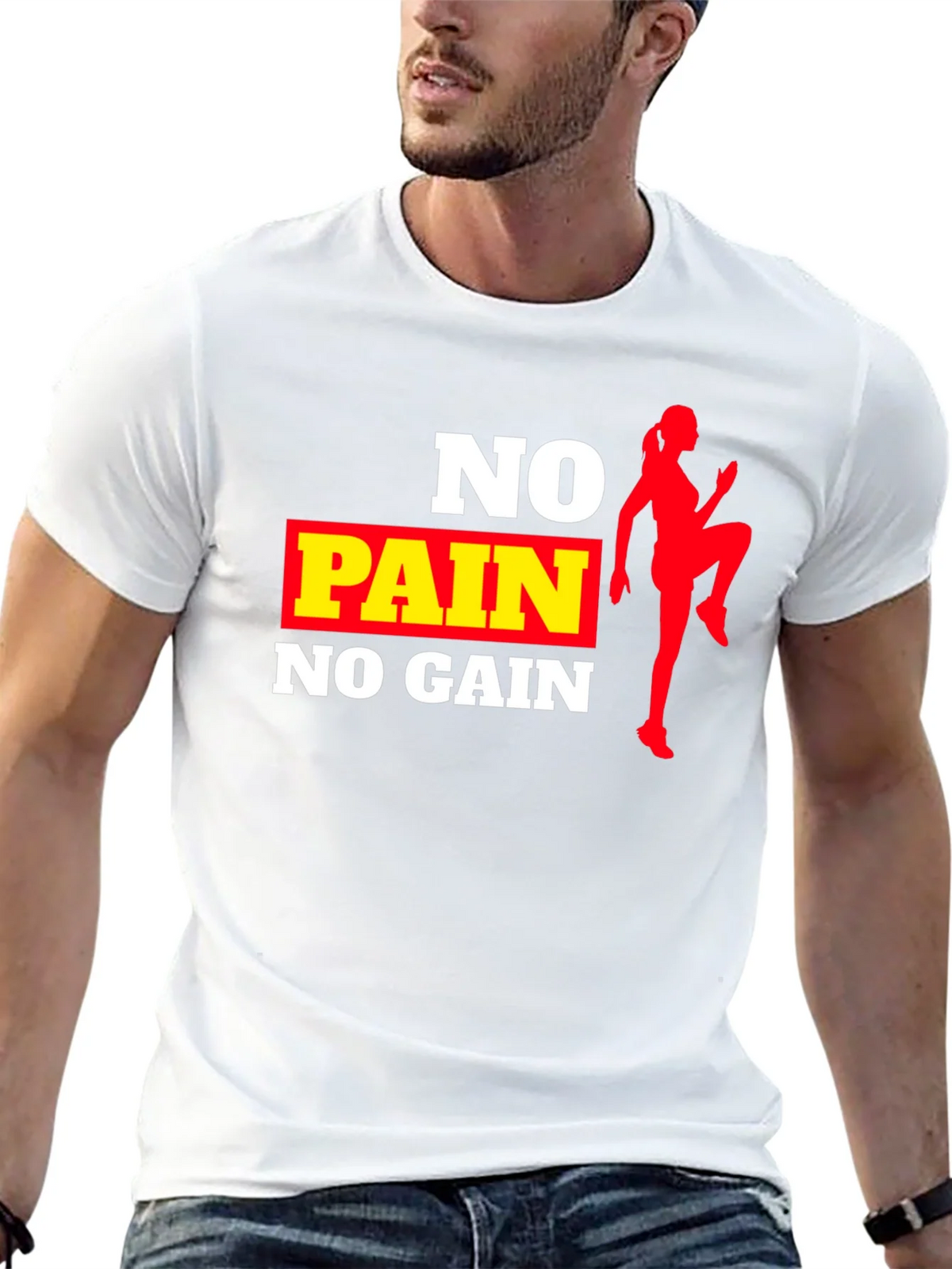 No Pain No Gain Workout T-Shirt product image 7