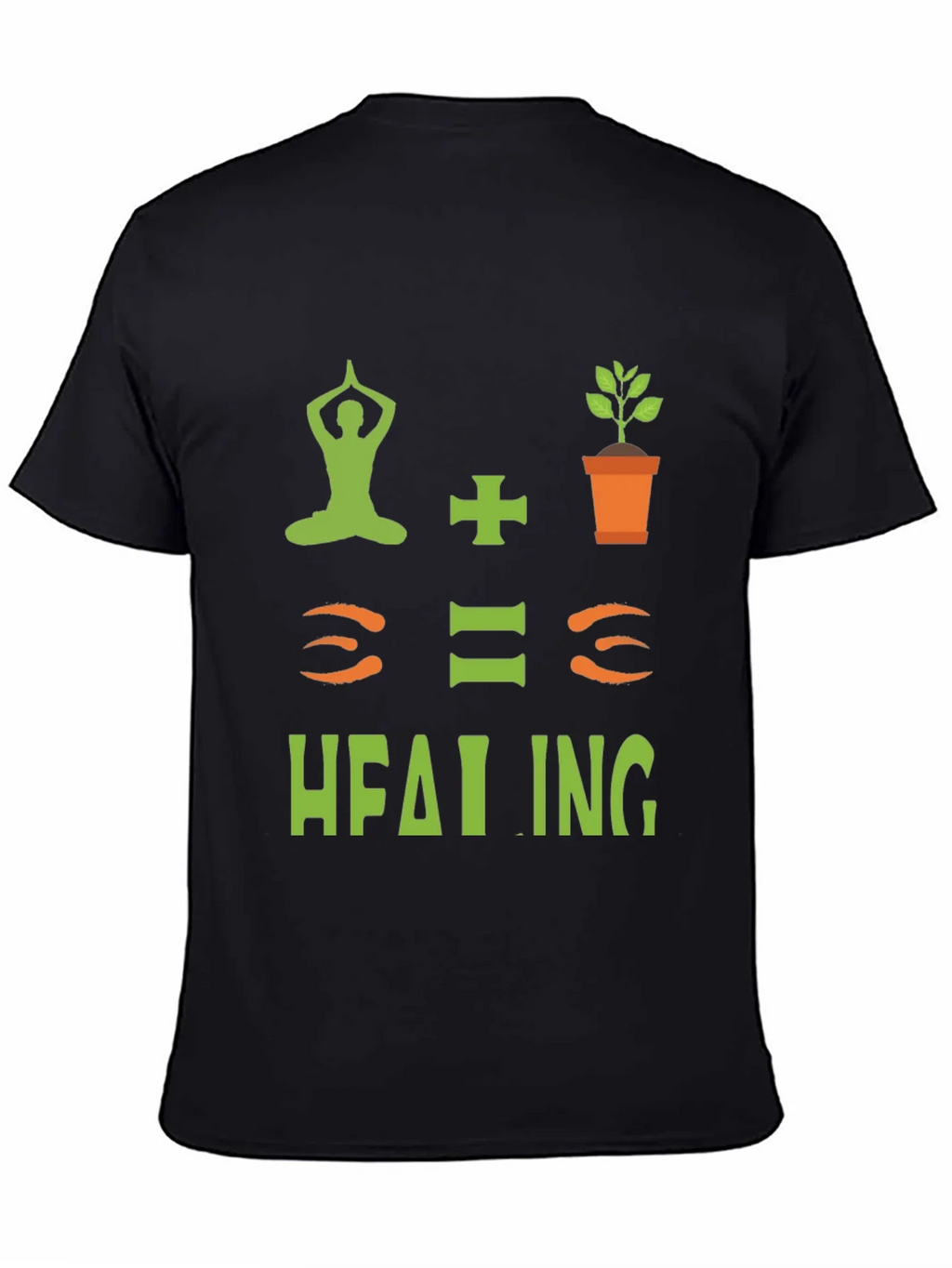Yoga + Plants = Healing T-Shirt product image 3