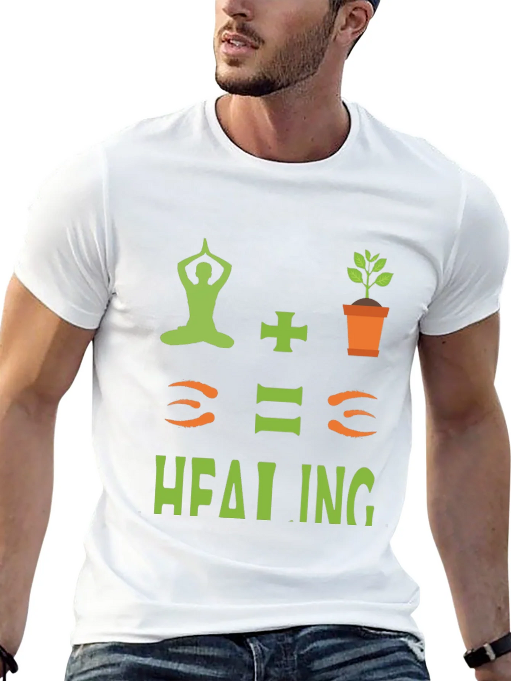 Yoga + Plants = Healing T-Shirt product image 11